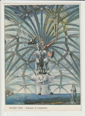 AK  Salvador Dali ,  St-Jacques de Compostelle   Modern