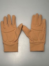 2 Pair CRS Padded Gloves Youth Medium/Large Tan Black Figure Ice Skating Skate