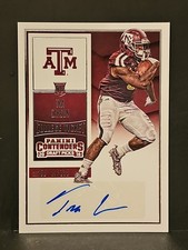 2016 Panini Contenders Draft Picks #194 Tra Carson RC AUTO TEXAS A&M 