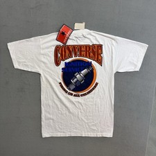 Vintage Converse T Shirt Large Mens Graphic 90s Made In USA NEW WITH TAG