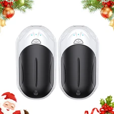 6000mAh Rechargeable 2 Pack Hand Warmers , Portable Pocket Christmas Heater Gift