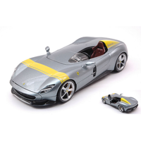 Ferrari Monza SP1 2018 Grey 1:24 Burago Auto Stradali -D- Neues Modell