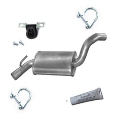 Mittelschalldämpfer Auspuff MItteltopf fur VW Golf III IV Vento 1.8 +MONTAGESATZ