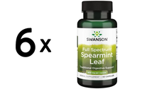 6 X Swanson Full Spectrum Spearmint Leaf, 400Mg - 60 Caps (144,41 Eur/Kg)