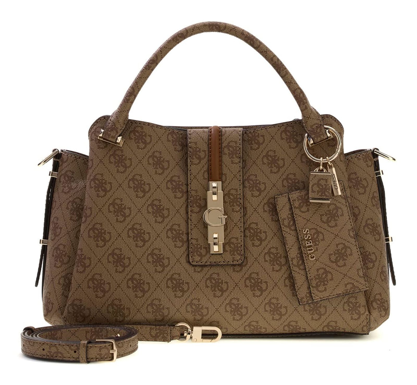 Guess Women's Beige Handbag Yvonne Girlfriend - Image 2