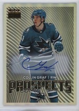 2024-25 Skybox Metal Universe Premium Prospects Collin Graf #PP-28 Auto f1h