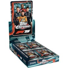 IN HAND -- 2025 TOPPS CHROME Formula 1 HOBBY BOX (80 Cards) F1 RACING Brand New