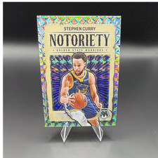 Panini 2023-24 Mosaic Notoriety Prizm Stephen Curry #2 Golden State Warriors