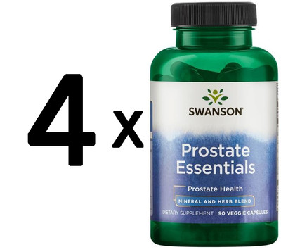 4 x Swanson Prostate Essentials - 90 vcaps (388,89 EUR/kg)