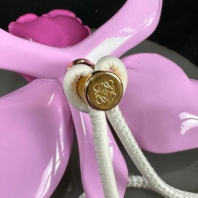 LOEWE Maruja Mallo Orchid Flower Charm 10.5x8cm 60cm W/Bag, Tag