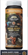 Royal Guppy Mignon Pellet, All Natural Guppy Food, Sword Prawns, Spirulina, Seaw