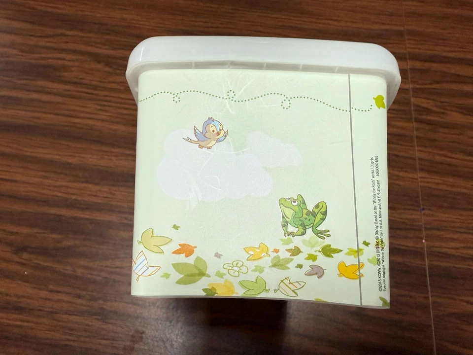 Huggies Winnie The Pooh Piglet Tigger toallitas vacías para bebés contenedor de almacenamiento Foto 3 de 4