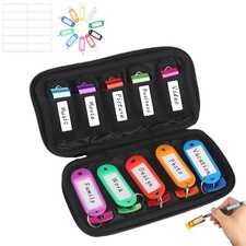 USB Flash Drive Case Organizer, 10-Slots Thumb Drive Holder, with 12 Labels 10