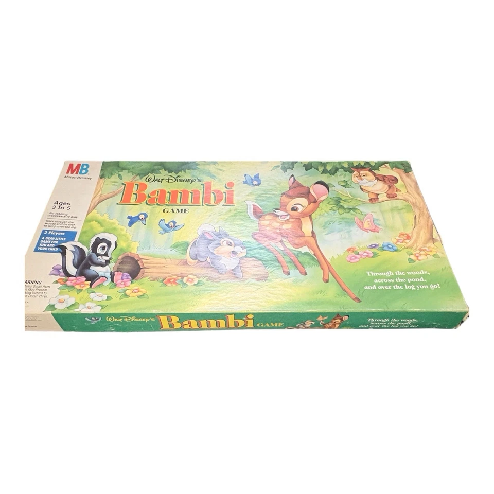 Milton Bradley Vintage 1992 Walt Disney's BAMBI Board Game Complete - Image 2 of 4