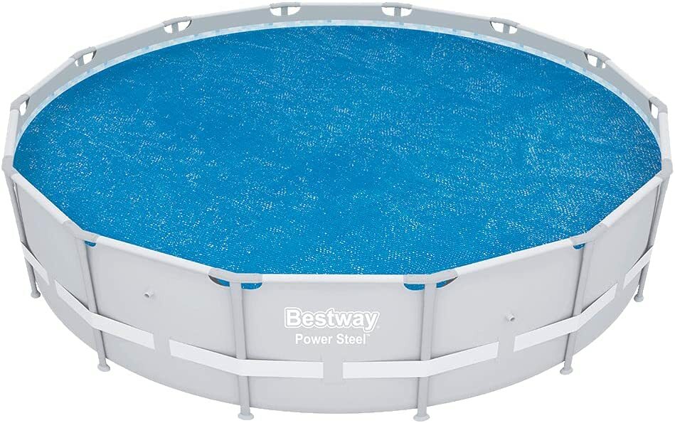 Cubierta solar para piscina Bestway de 14 pies para piscinas con bolsa de transporte