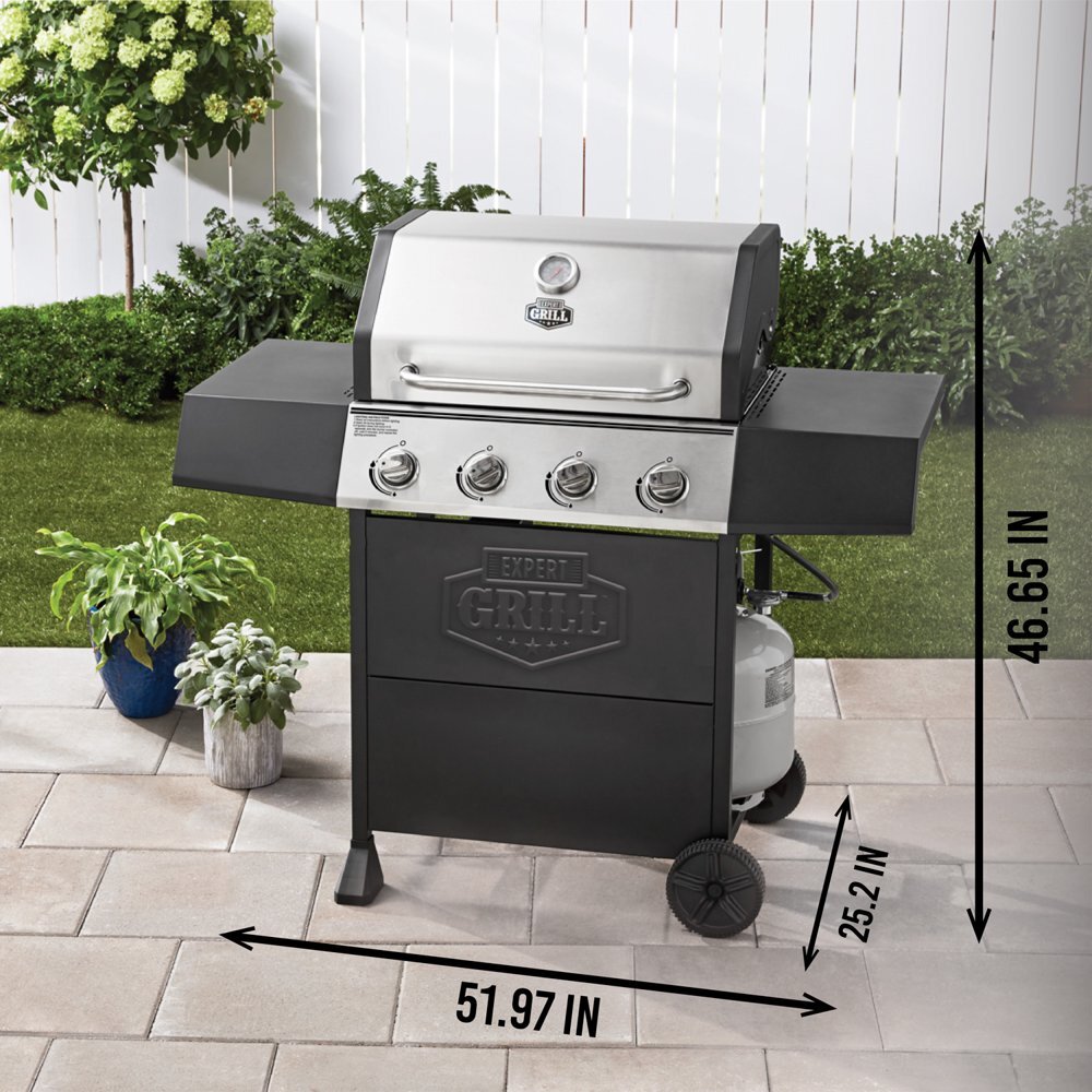 Expert Grill 4 Burner Propane Gas Grill eBay