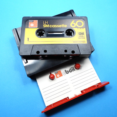   1x BASF LH 60 SM CBOX * IEC I Type 1 * Tape Cassette Kassette кассета * 1974