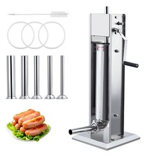 Sausage Stuffer 15LBS Sausage Maker Meat Filler Machine Stainless Steel