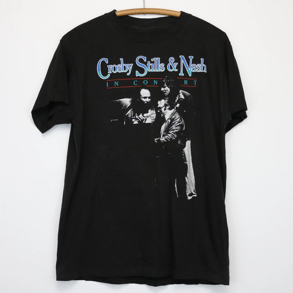 Crosby Stills Nash Shirt In Men's Vintage T-Shirts for sale | eBay