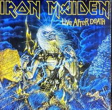 IRON MAIDEN LIVE AFTER DEATH- VINYL 2-LP SET " NEW, SEALED "