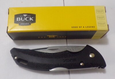 Buck Bantam BLW Black Handle W/Pocket Clip BU3285BKS-B Made in U.S.A. Boxed