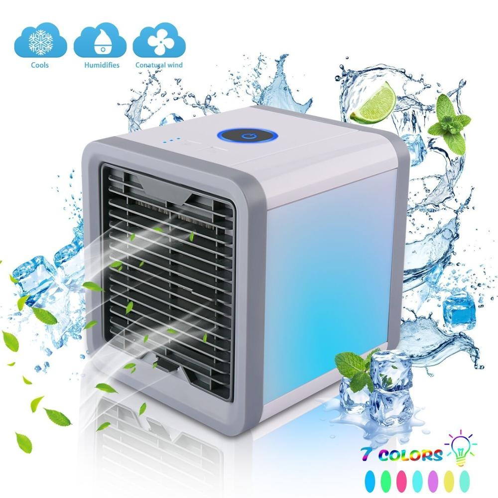 Refroidisseur D'air Portable OLOEY - Humidificateur & Purificateur 3-en-1, USB, Blanc, Neuf
