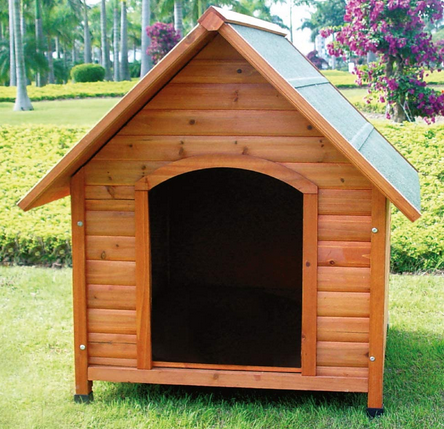 CUCCIA CANILE IN LEGNO CHALET SM 72x76x76 CM.