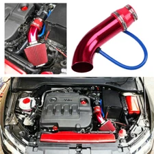 Feed Enclosed Induction Intake Pipe Hose Kit 3" Universal Car Cold Air System