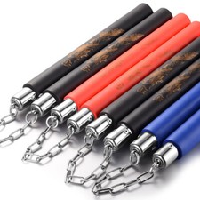 11" Nunchucks FOAM PADDED Practice Safely KARATE MARTIAL ARTS Nunchaku Nunchuk