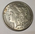 1891S Morgan Silver Dollar Lustrous coin minimal wear Great Collector piece