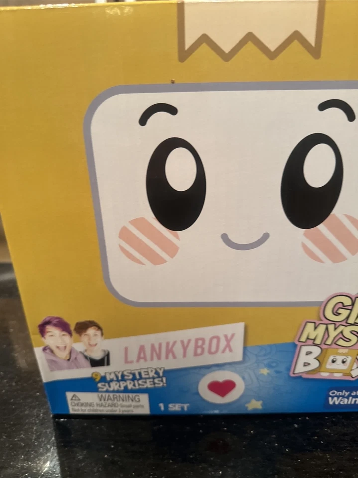 NEW! Lankybox GIANT MYSTERY BOXY 9 Surprises Squishy Plush Figures Stickers 2024 - Image 3 of 4