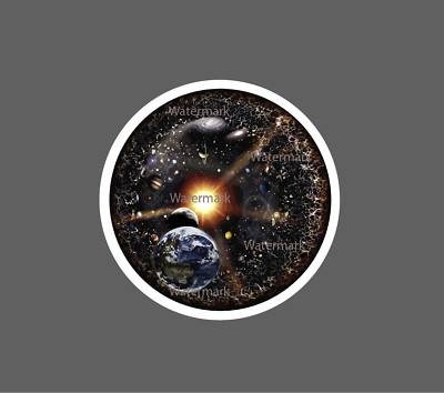 Universe Sticker Earth Space Waterproof NEW