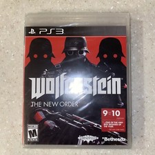Wolfenstein: The New Order (Sony PlayStation 3, 2014) Sealed! Small Tear
