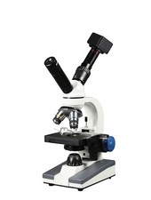 Dual View Elementary Level Compound Microscope 5 MP Digital Eyepiece Camera