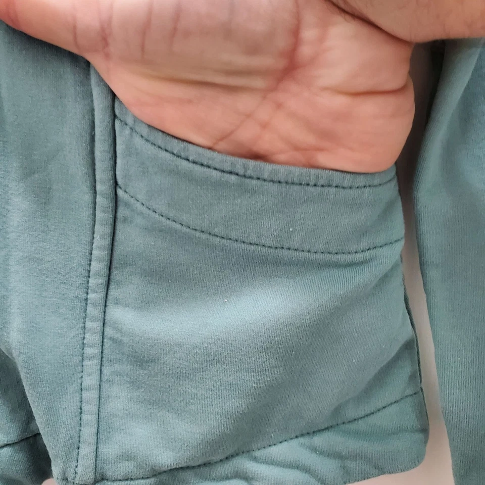 Nick & Mo Women's Y2K Aqua Jersey Knit Victorian Lolita Button Ruffle Jacket S - Image 2 of 4