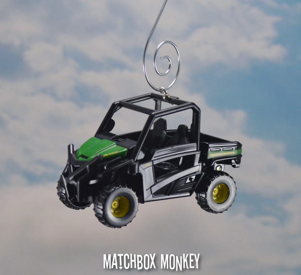 John Deere ATV 4x4 Gator RSX 850i adorno de Navidad 1/64 Rhino Honda Polaris Foto 2 de 4