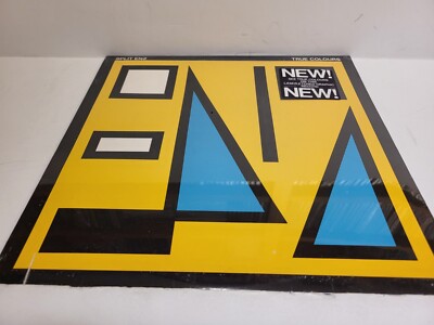 Split Enz True Colours Vinyl LP Yellow Jacket 1980 Etched Record SP 4822 New!