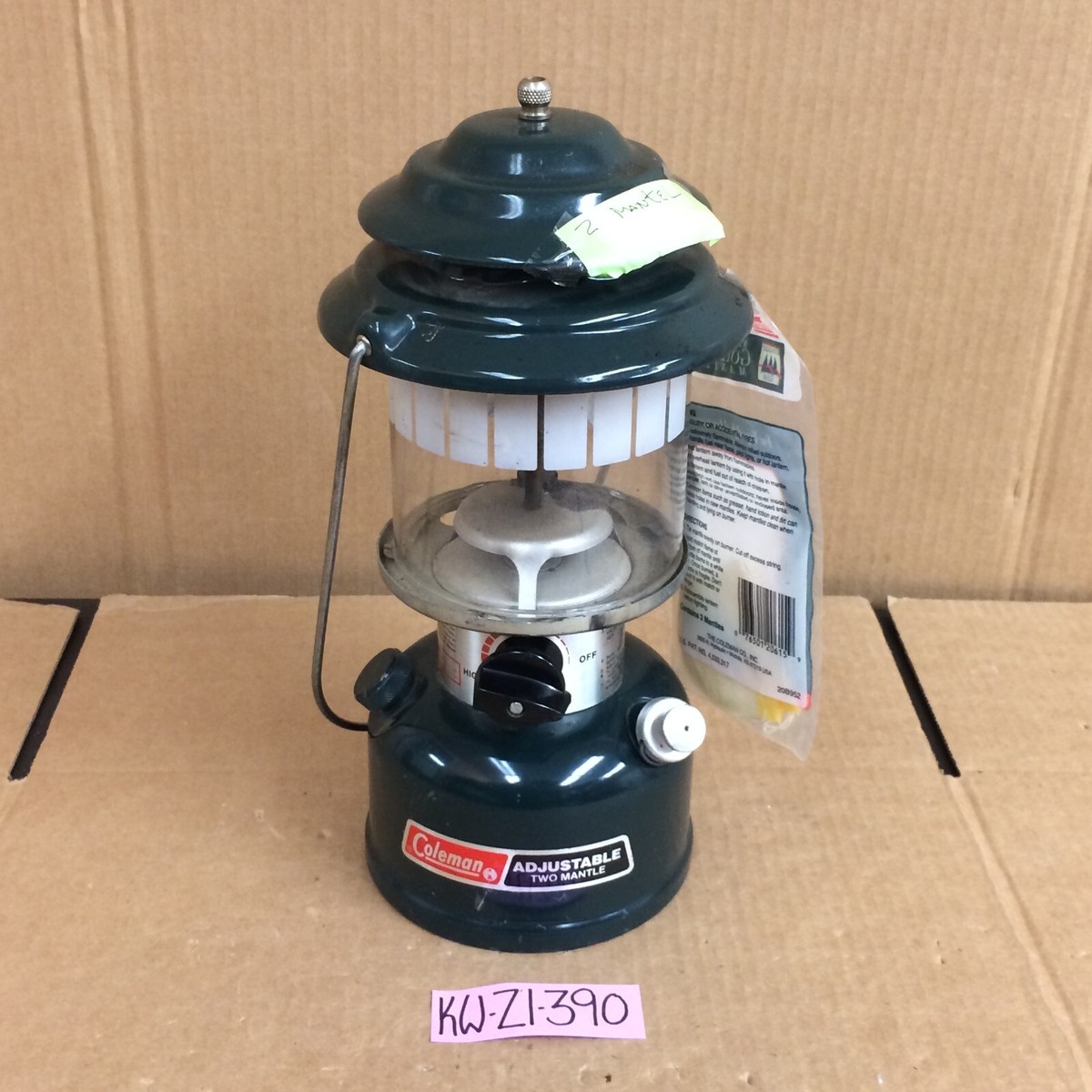 Coleman コールマン> ADJUSTABLE TWO MANTLE 288A Coleman コールマン> ADJUSTABLE TWO MANTLE 288A
