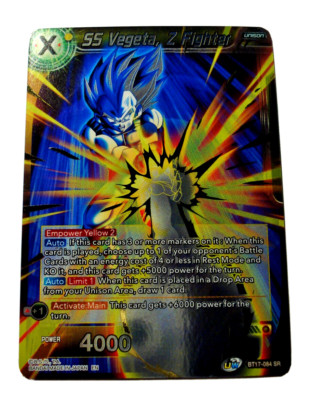 Dragonball Karte SS Vegeta, Z Fighter BT17-084 SR Ultimate Squad