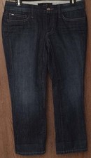 Joe's Jeans Dark Blue Denim Crop Pants NWOT Made in USA Size 27