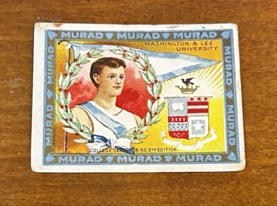 1910 Murad Cigarettes College Series T51 2nd Edition Washington & Lee University