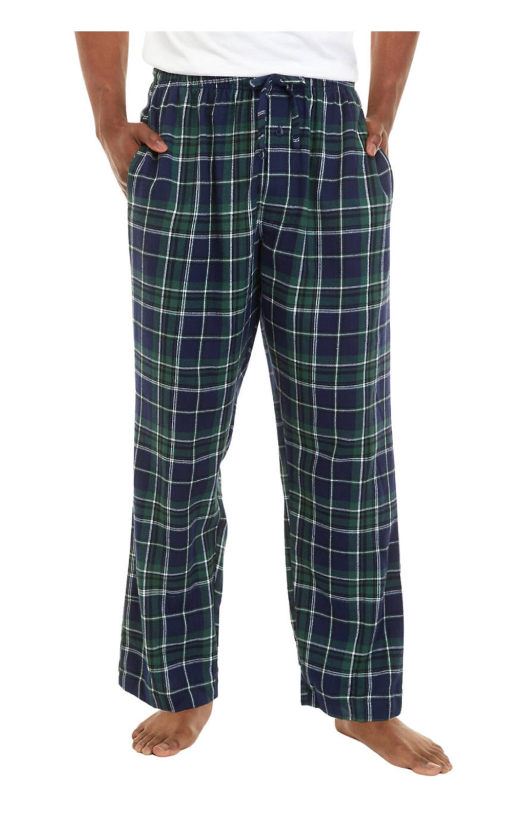 Saddlebred Plaid Flannel Pajama Pants, XXL Gem