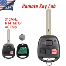Keyless Entry Remote Key Fob N14TMTX-1 for Lexus RX300 1999 2000 2001 2002 2003