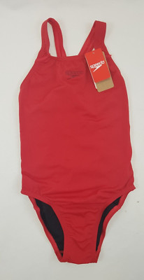 Speedo Damen Eco Endurance+ Udholdenhed Medalist One Piece Swimsuit, Rot, D 32