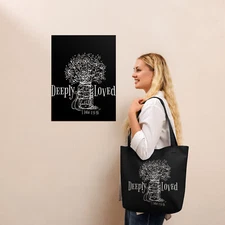 Tote bag-Deeply Loved