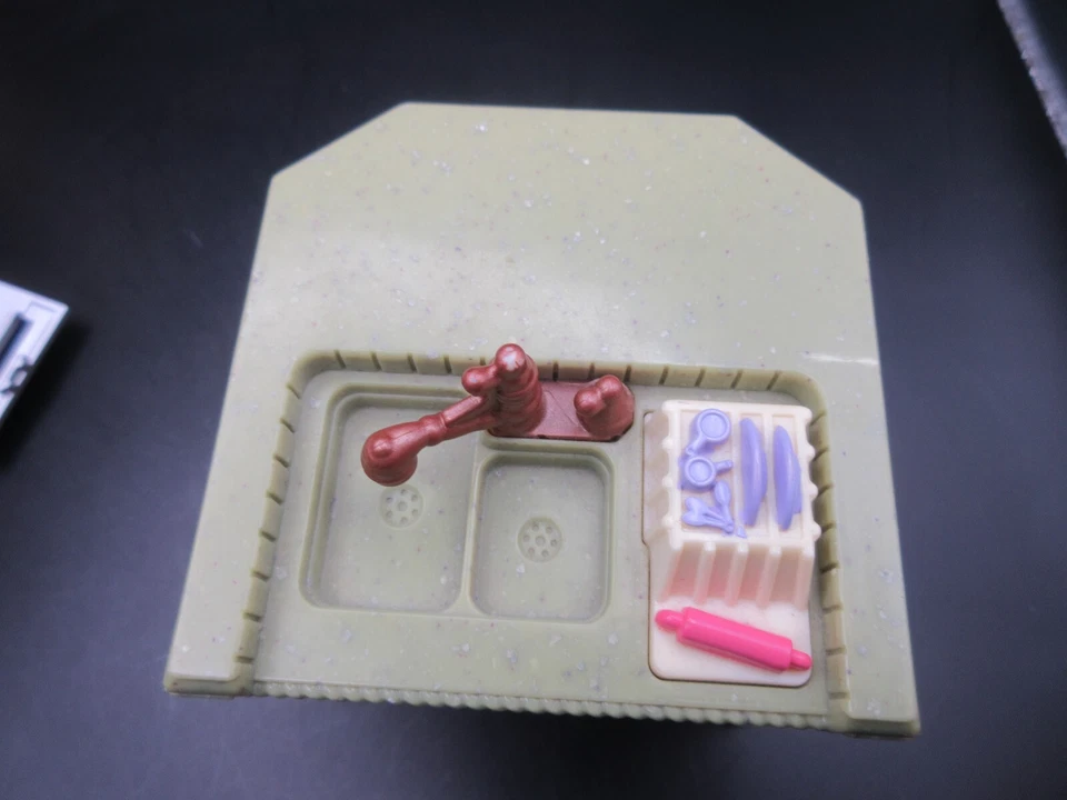 Fisher Price 2008 JUEGO DE COCINA Loving Family casa de muñecas ref estufa horno isla fregadero Foto 3 de 4