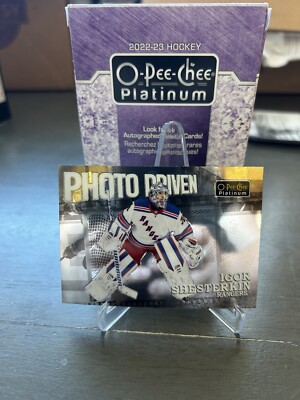 2022-23 O-Pee-Chee Platinum Photo Driven #PD-4 Igor Shesterkin