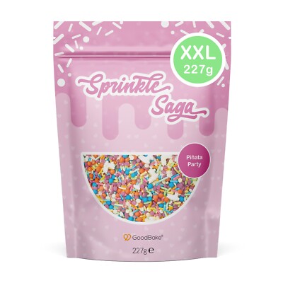 GoodBake Streusel Mischung Pinata Party, bunter Streusel-Mix zum Dekorieren