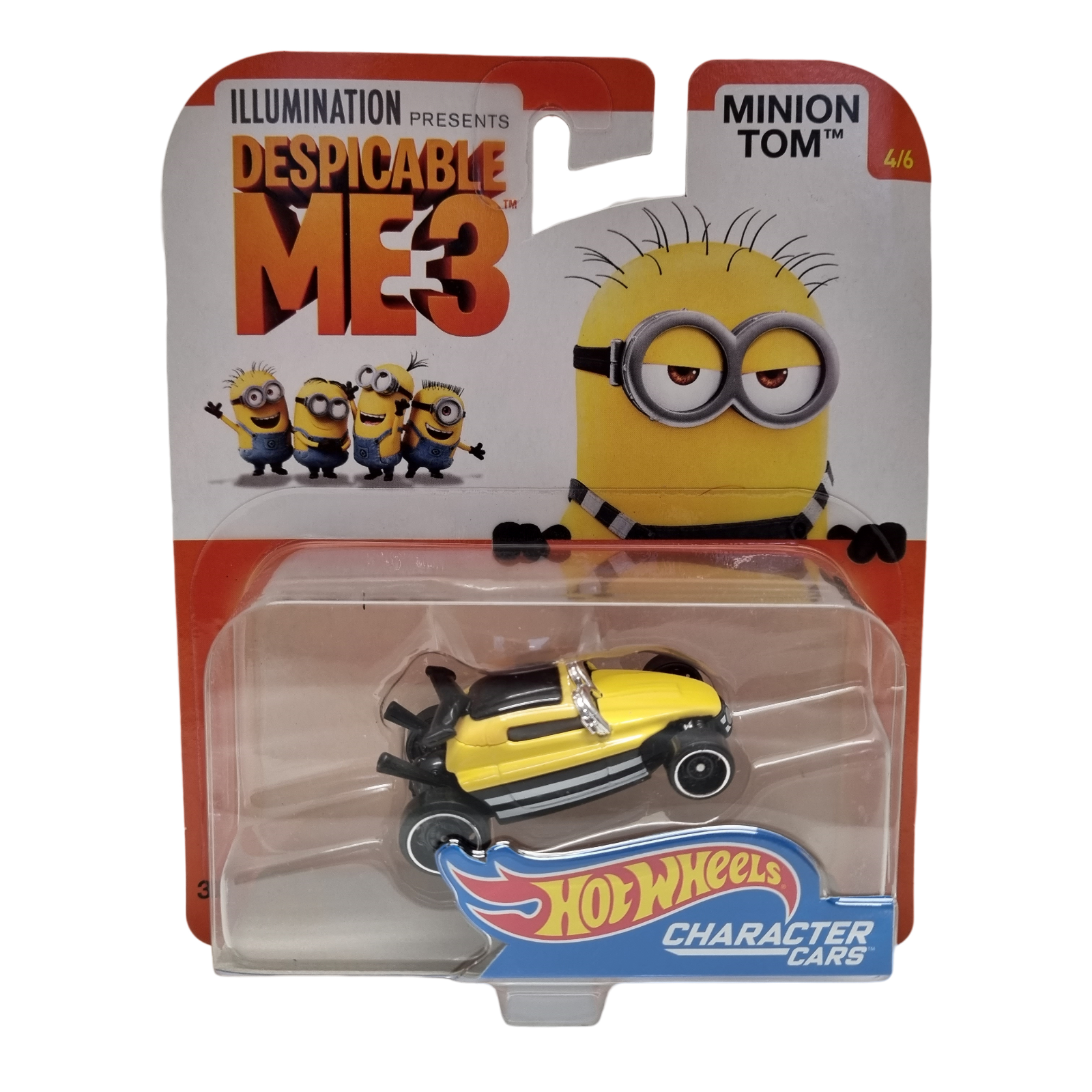2016 Hot Wheels Despicable Me 3 Character Cars Minion Dave 1/6 for 