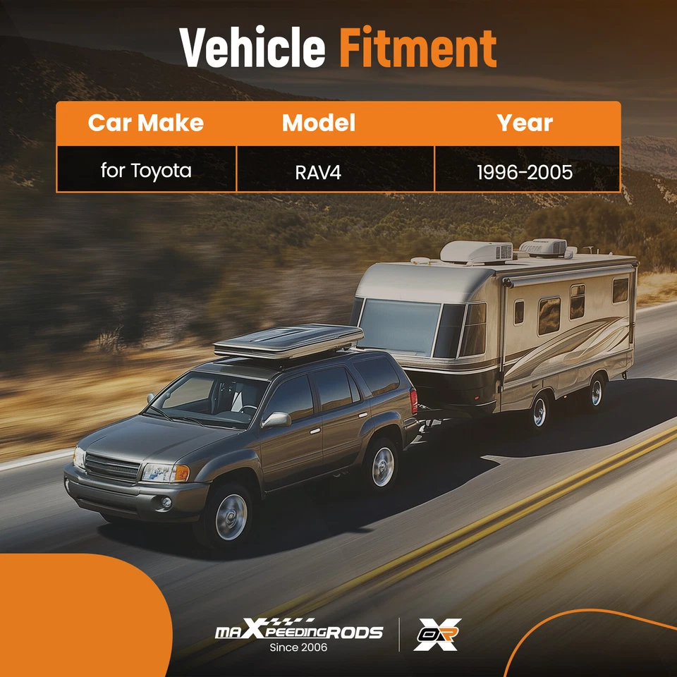 Para-choque traseiro receptor engate reboque classe 3 para Toyota Rav4 1996-2005 4000 lb novo - Imagem 3 de 4